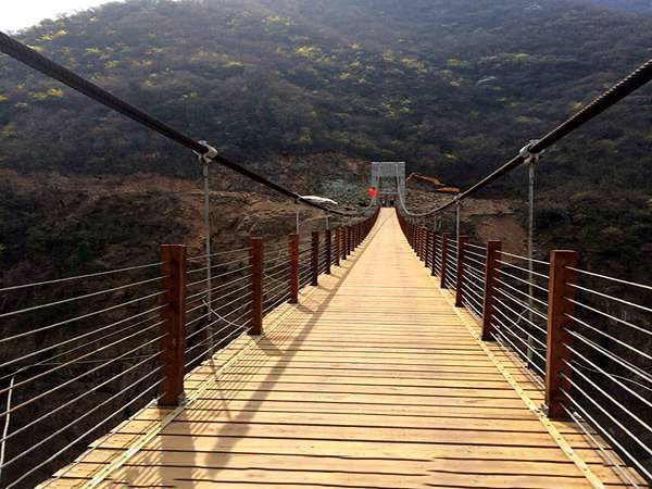 山西恒曲古城懸索橋